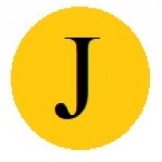 Бусины с буквами золотистые J